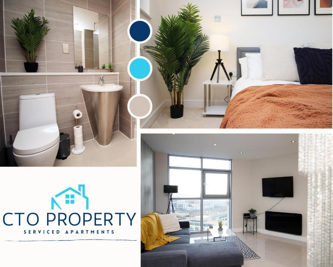 The Skyline - Luxury City Centre Flat With Designated Parking Cardiff Exteriör bild